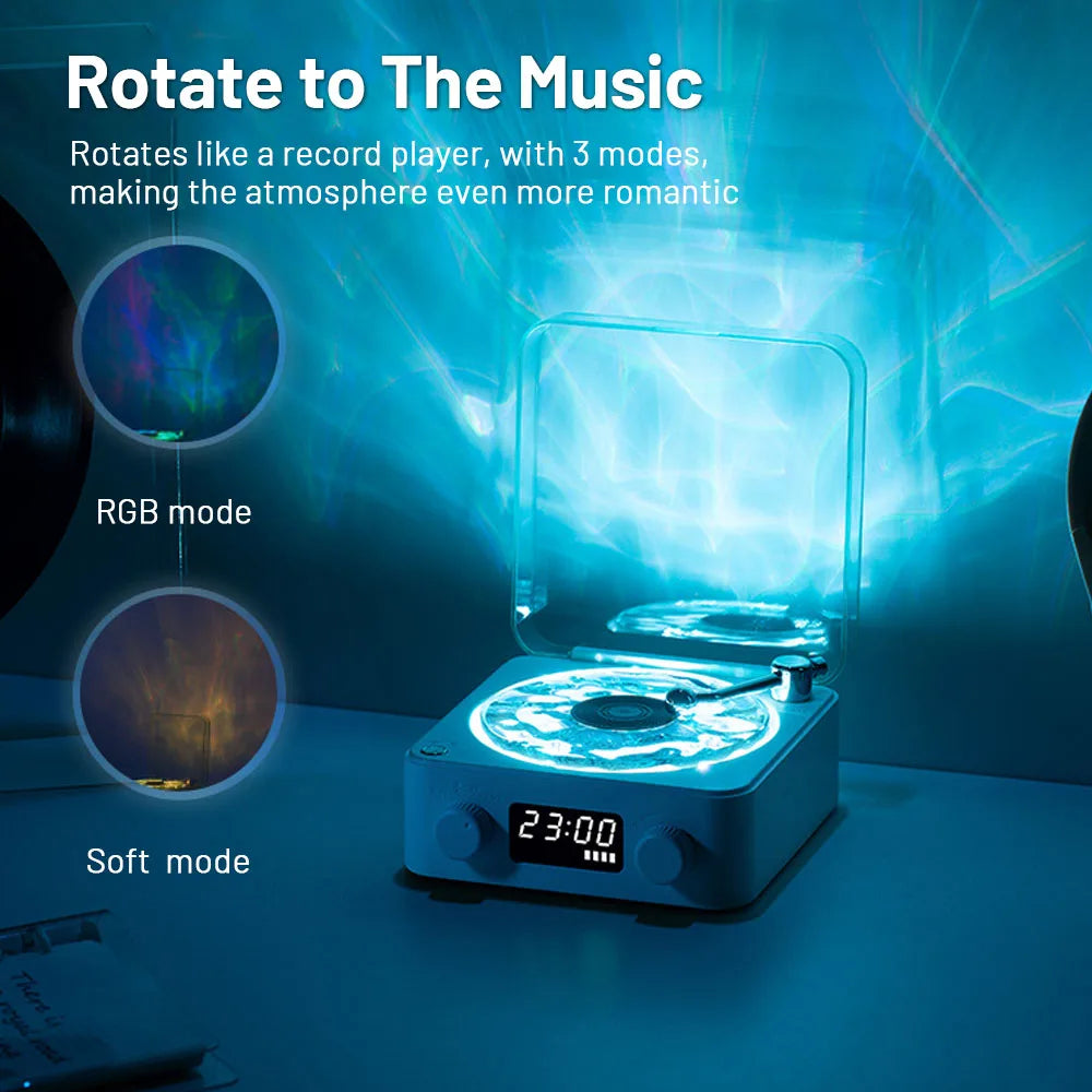 Mini retro bluetooth speaker portable wireless music player

