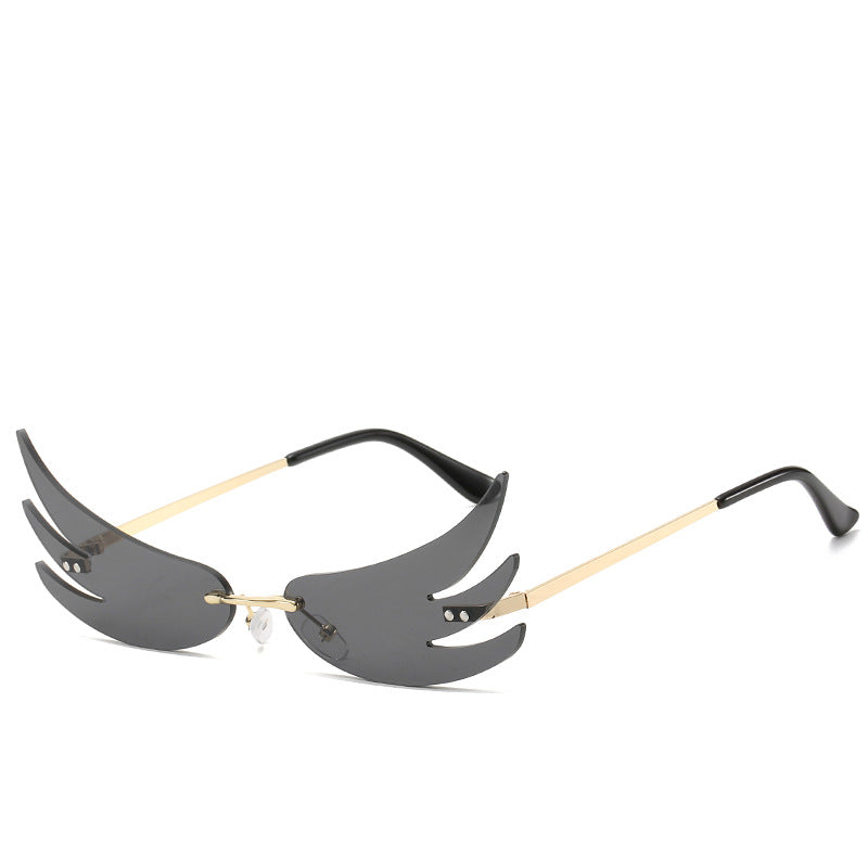 Flame reflective sunglasses men