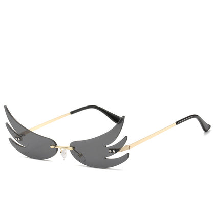 Flame reflective sunglasses men
