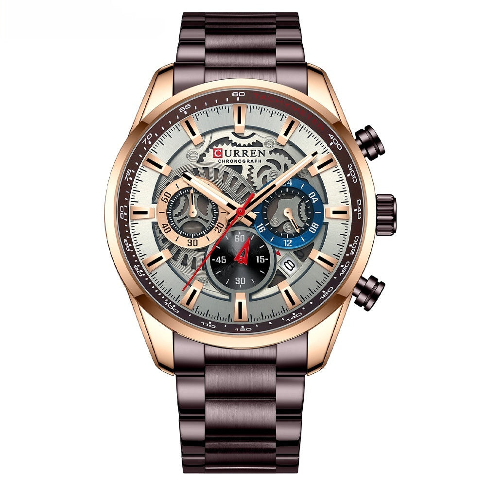 Six Hand Quartz Watch
