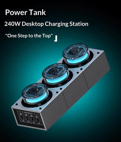 GaN desktop charging station
