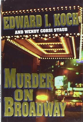 Murder on Broadway mystery novel cover