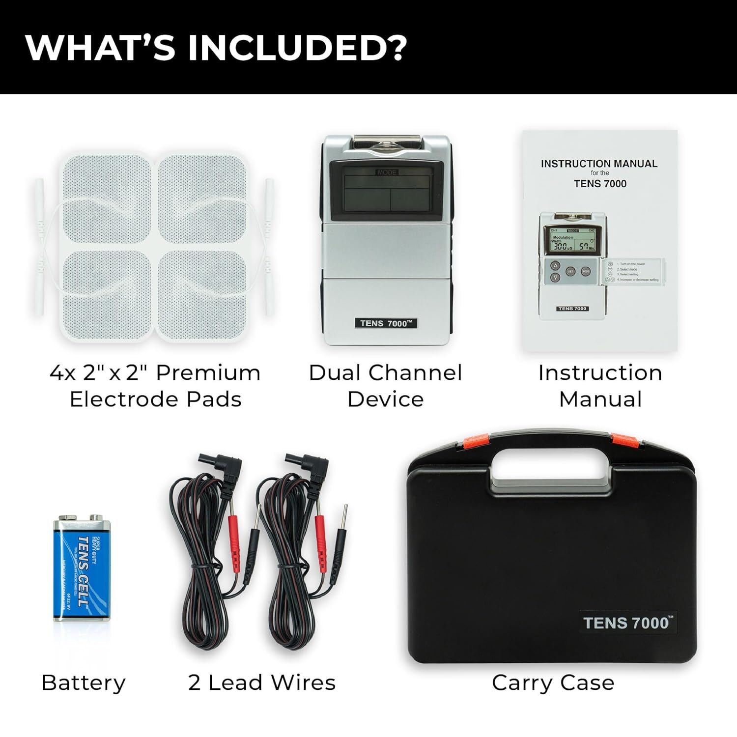  Muscle Stimulator for Pain Relief and Muscle Recovery