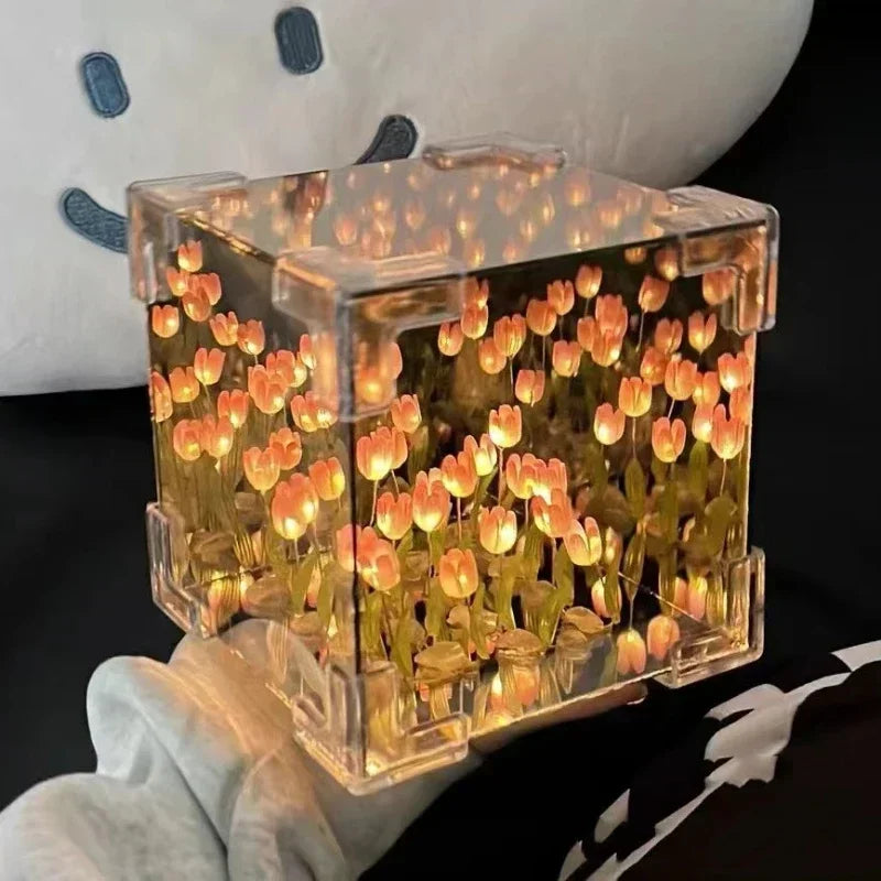 Tulip Flower Sea Cube