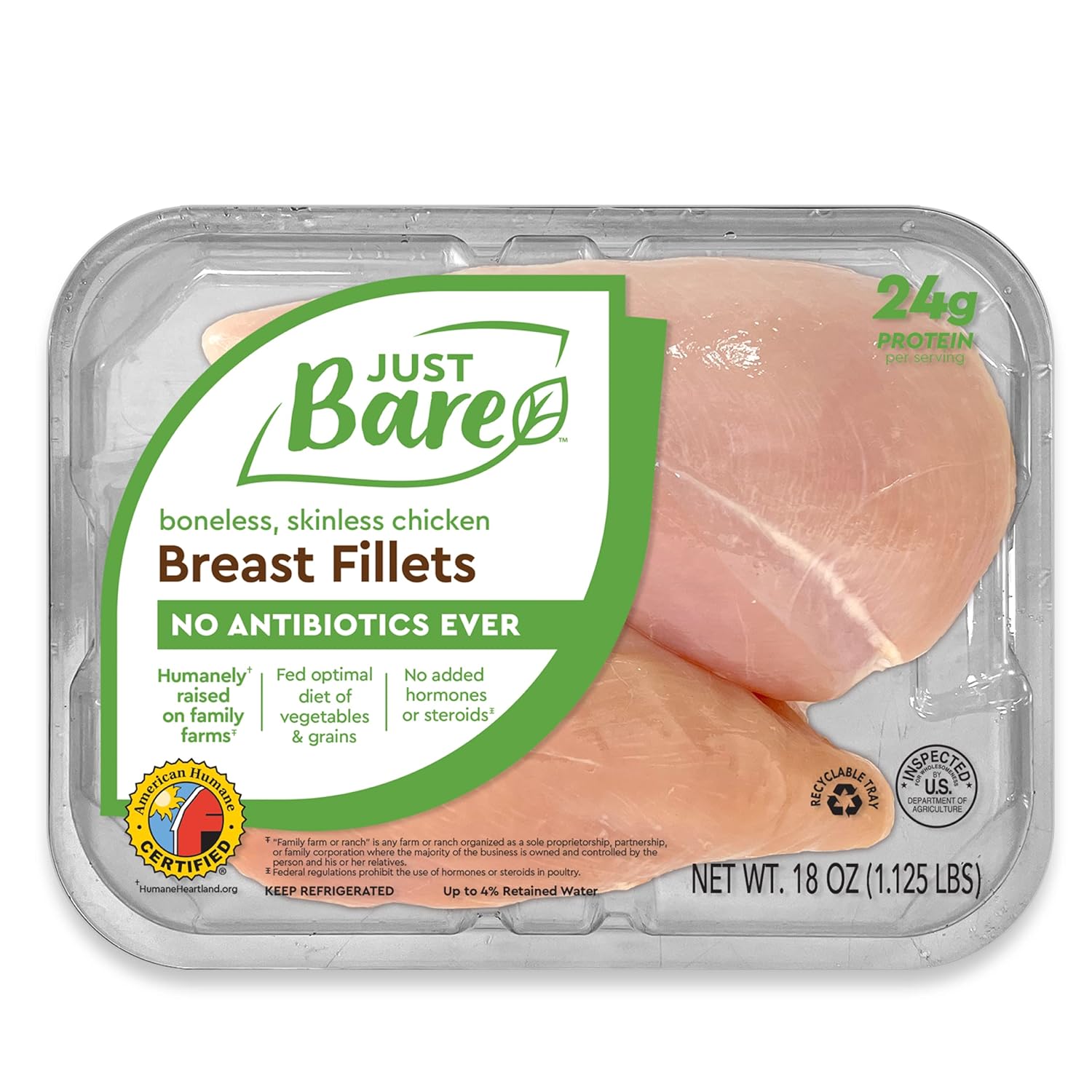 Natural Fresh Chicken Breast Fillets