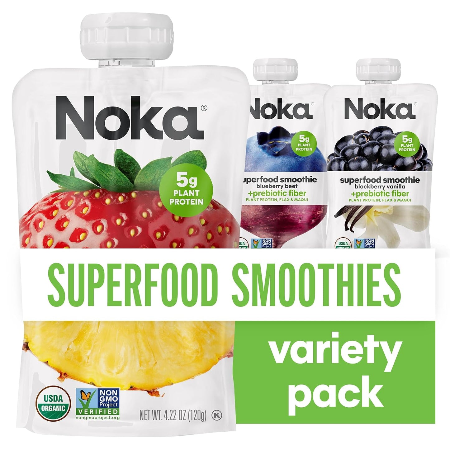 Noka Superfood Smoothie Pouches 