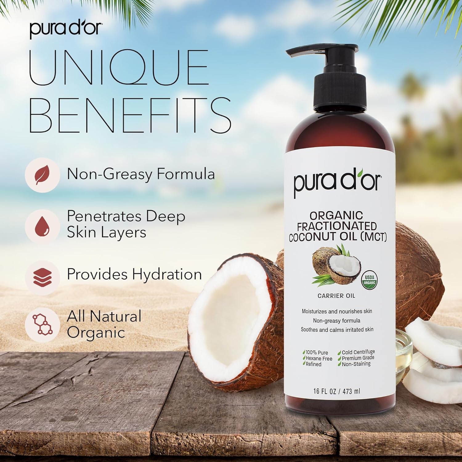 ORGANIC Fractionated Coconut Oil