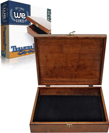 Old World Wooden Box with Brass Latch