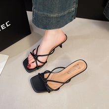 Square Toe High Heels