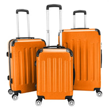 Orange Trolley Case Set