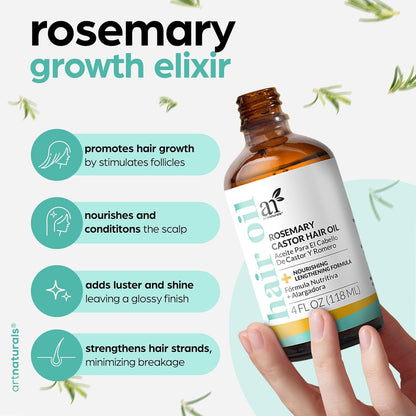 Organic Rosemary & Coconut Hair Growth Oil 