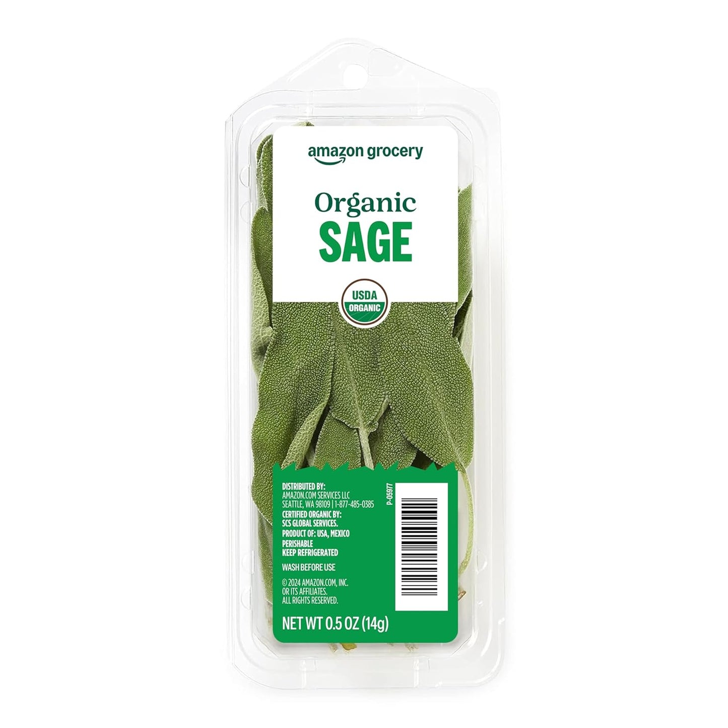 Organic Sage 0.5 Oz 