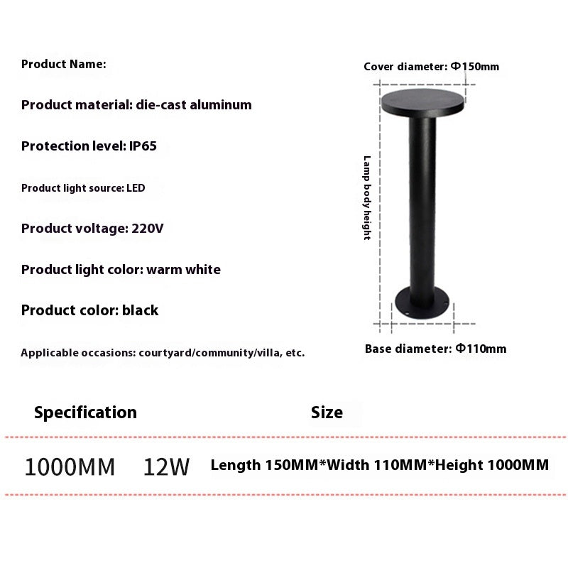 Outdoor Lawn Lamp Floor for Garden Lights