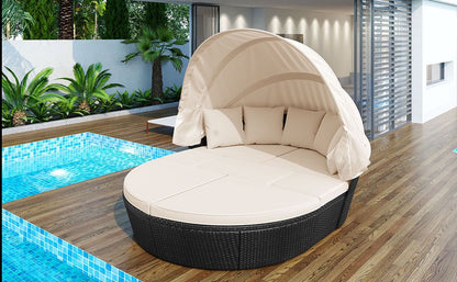 Outdoor Rattan Daybed 