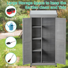 Outdoor Storage Cabinet With Metal Top