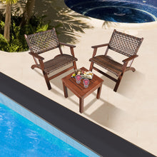 Outdoor rattan furniture set
