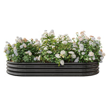 Oval Metal Elevated Garden