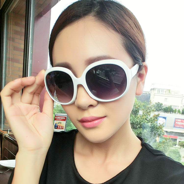 Oversized box ladies sunglasses