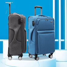 Oxford Cloth Black Suitcase