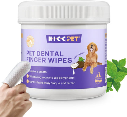 PET Teeth Cleaning Wipes for Dogs & Cats