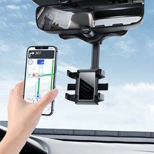 Luxora Universal Car Rearview Mirror Hands Free Phone Holder