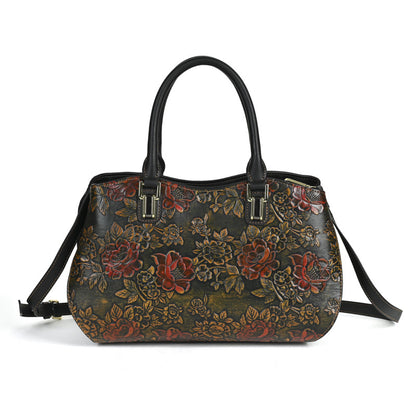 Retro Floral Shoulder Bag