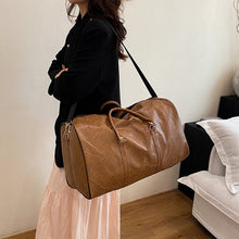 PU travel shoulder handbag