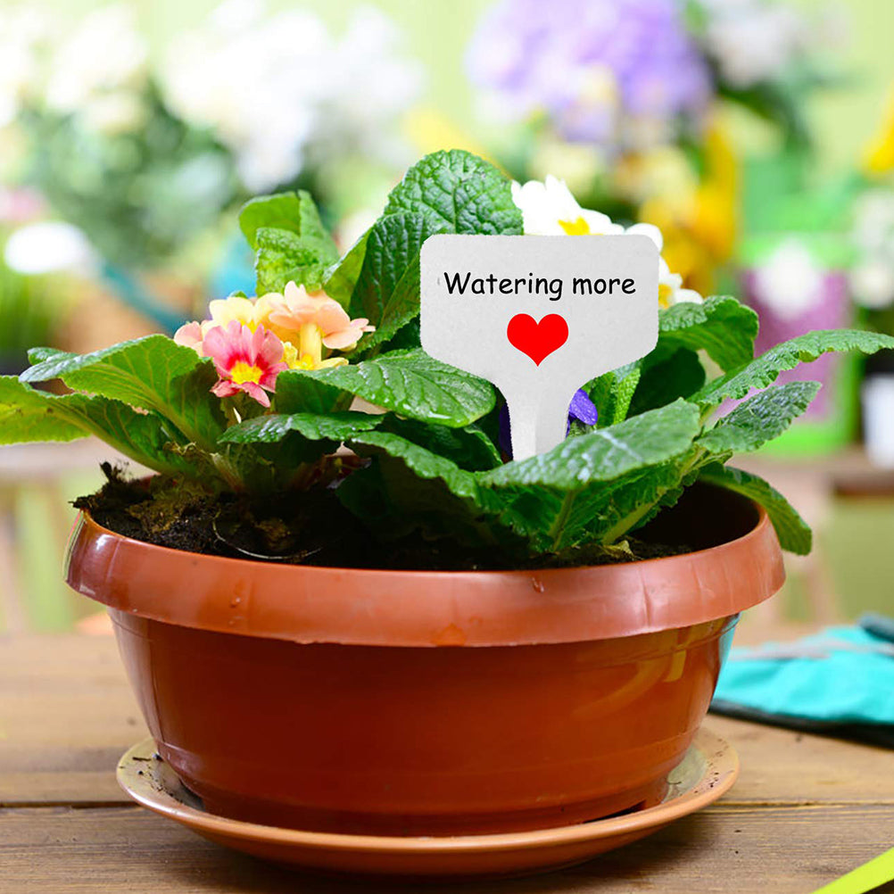 PVC garden labels for marking plants – waterproof and reusable tags