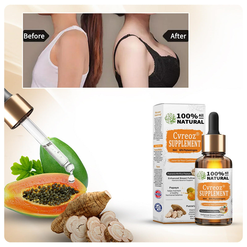 Papaya Supplement Bottle