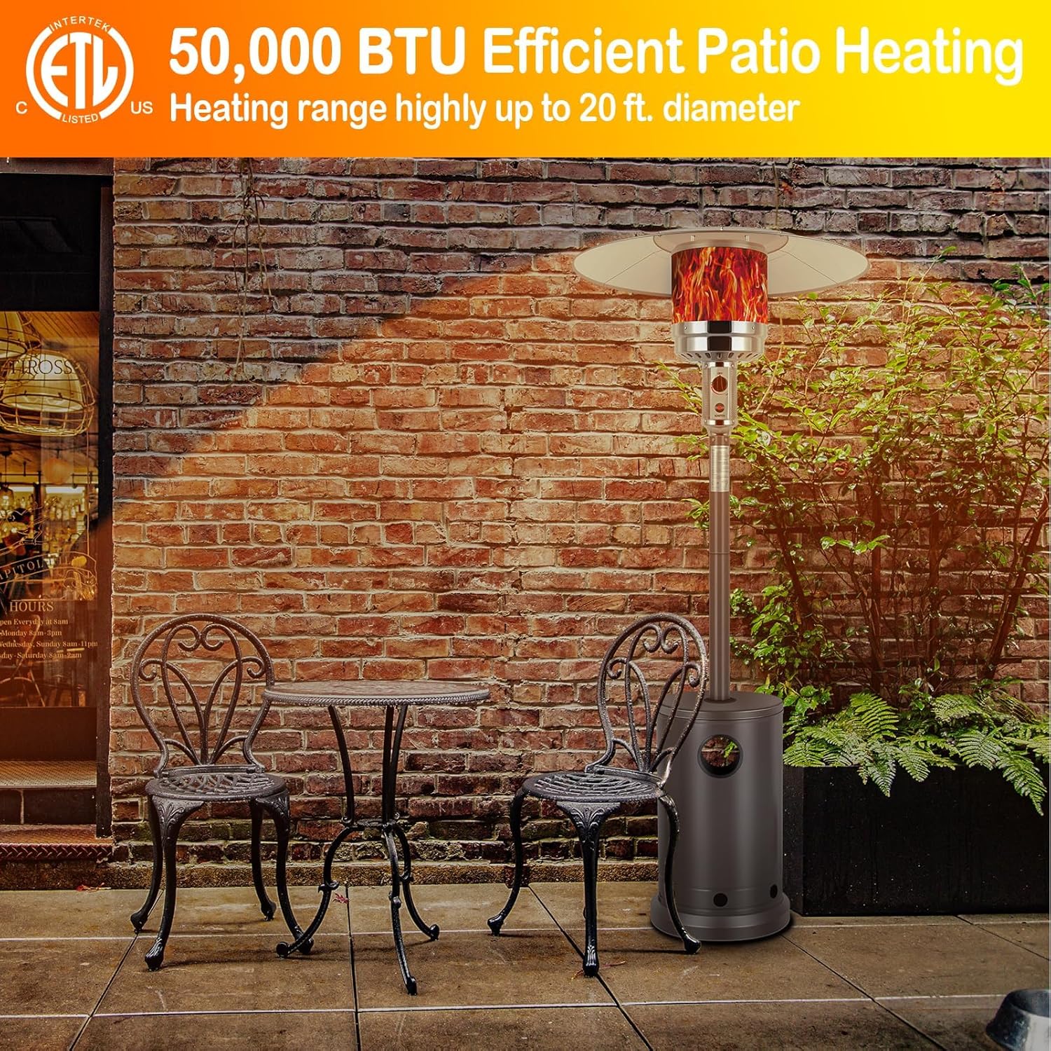  Patio Heater with Table