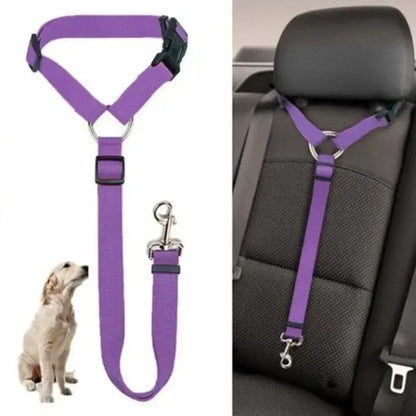 Pawtastic Headrest Safety Belt for Dogs – Adjustable and Pet-Friendly