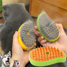 Pet Grooming Steam Brush for Dogs and Cats - Gentle Steam Cleaning Tool

