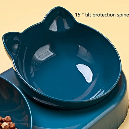 Pet bowls with water feeder including food bowl and automatic water bottle