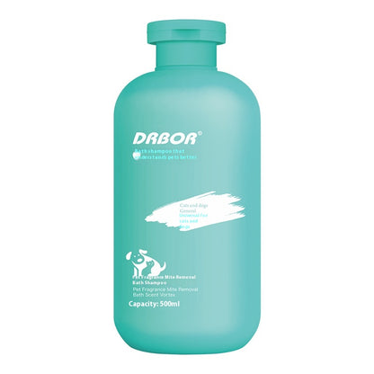 Pet shower gel for mite removal, ideal for soothing dog and cat skin