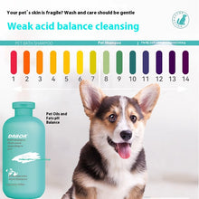 Pet shower gel for mite removal, ideal for soothing dog and cat skin