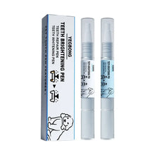 Pet toothbrush pen used to clean teeth of dogs and cats for oral hygiene