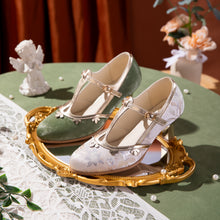 Retro Velvet Platform Heels