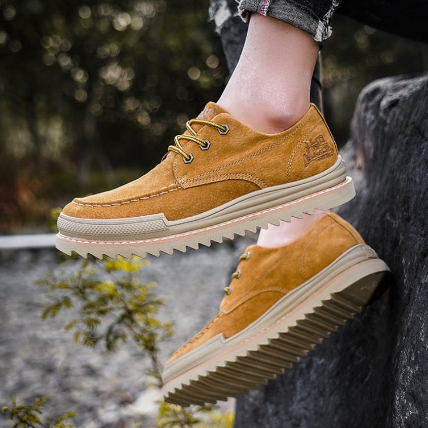 Pigskin Lace Up Boots
