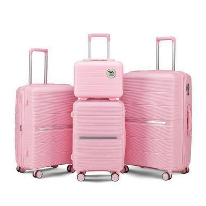 Pink Travel Luggage Set