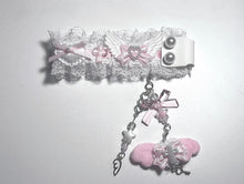 Lace keyboard ribbon charm