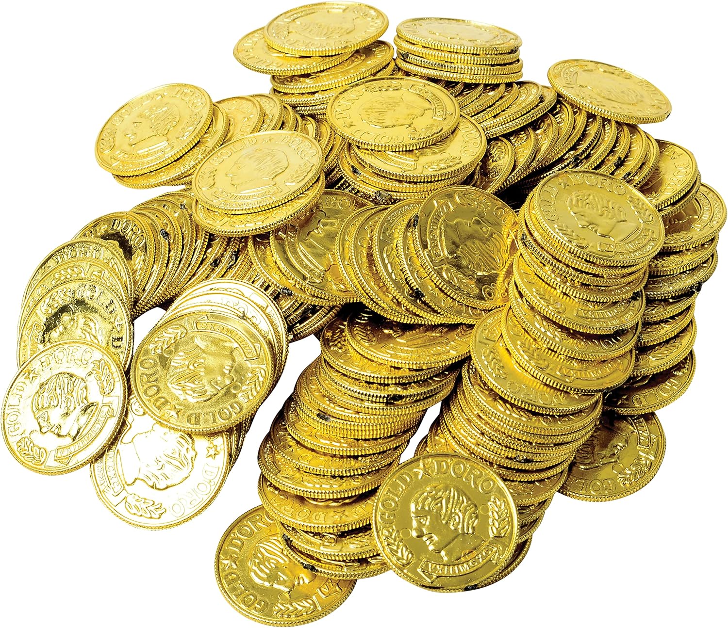 Plastic Doubloon Gold Coins