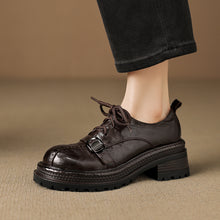 Platform Oxford Brogue Shoes