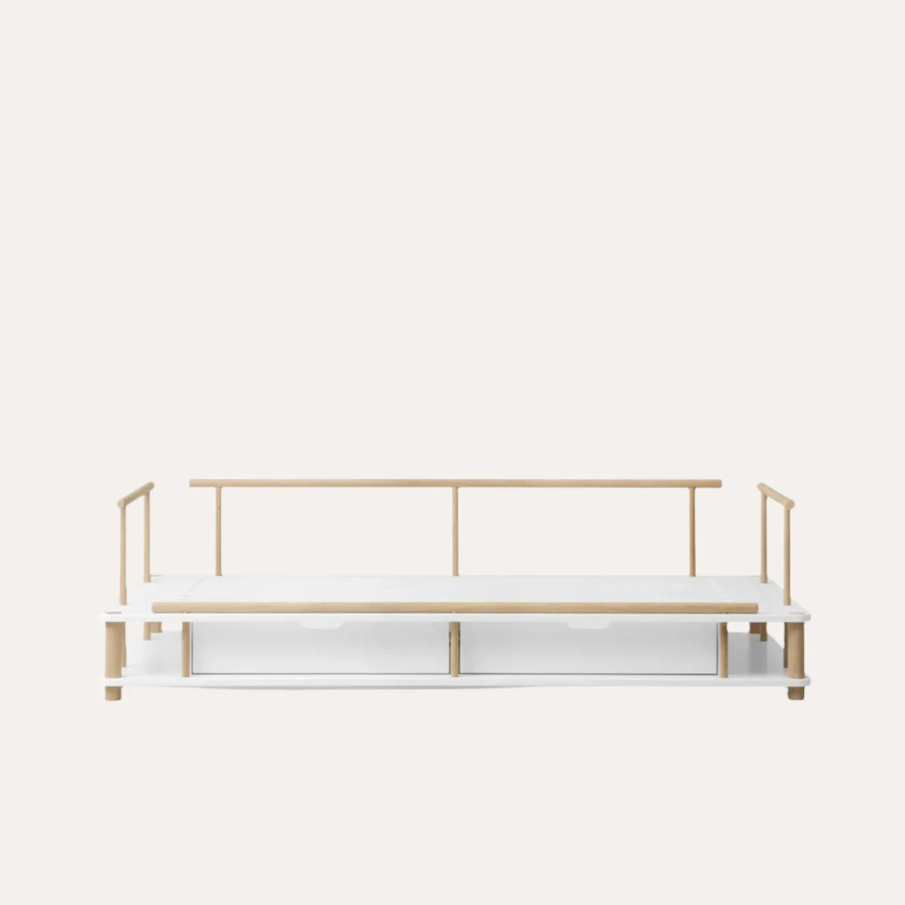 Camp Day Bed, 90x180, White/Oak