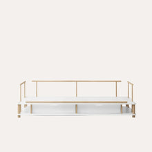 Camp Day Bed, 90x180, White/Oak