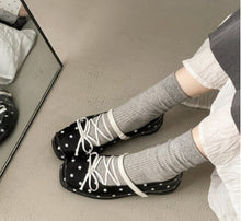 French Bow Mary Jane Flats