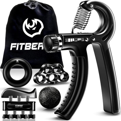 Adjustable Grip Strengthener Black