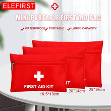 Portable waterproof first aid kit bag for outdoor emergency use

