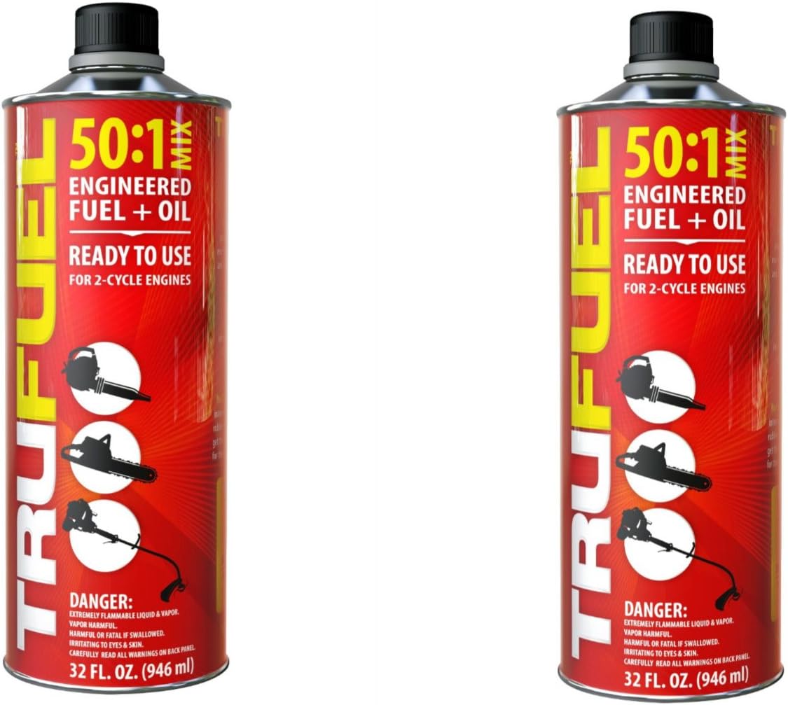 Pre-Blended 2-Cycle Fuel 32 oz (2-Pack) – 50:1 Mix