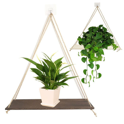 Minimalist Indoor Plant Floating Shelf