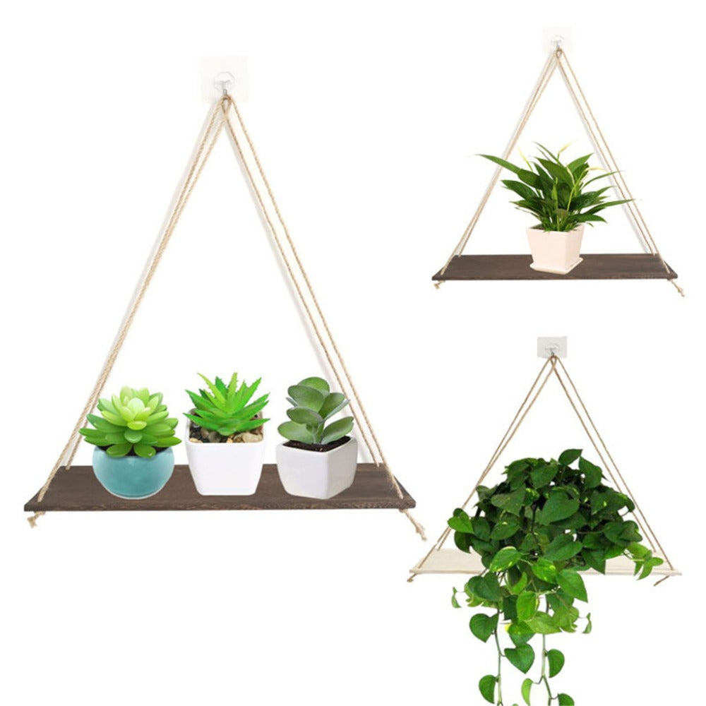 Minimalist Indoor Plant Floating Shelf